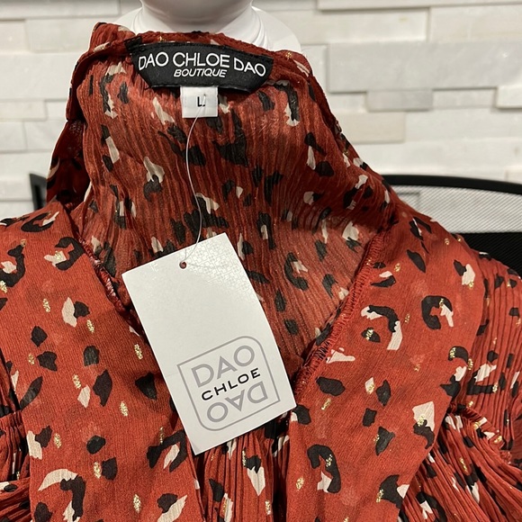 NWT Chloe Dao blouse sz L - Picture 3 of 3